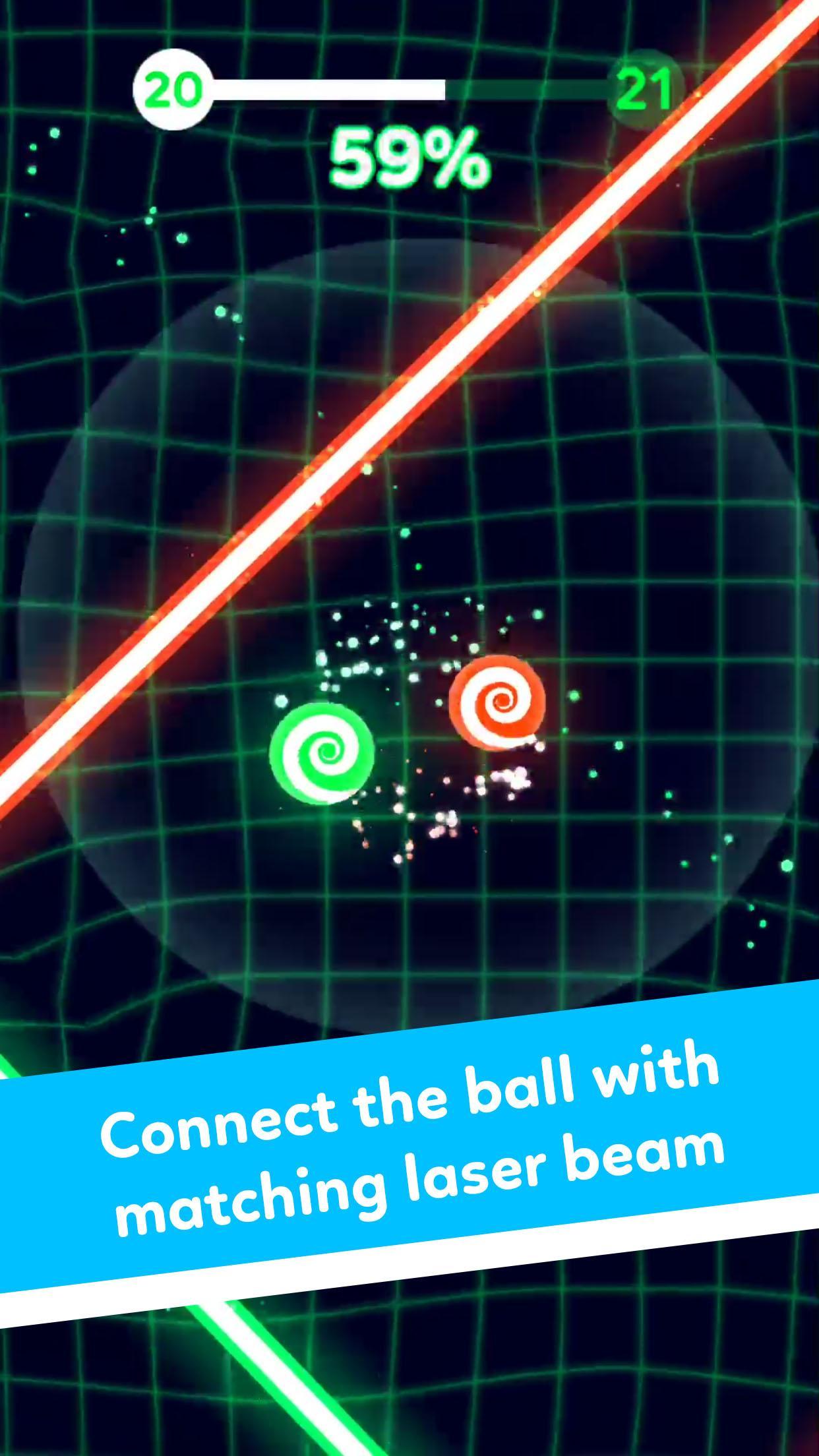 Balls VS Lasers: A Reflex Game Game Screenshot