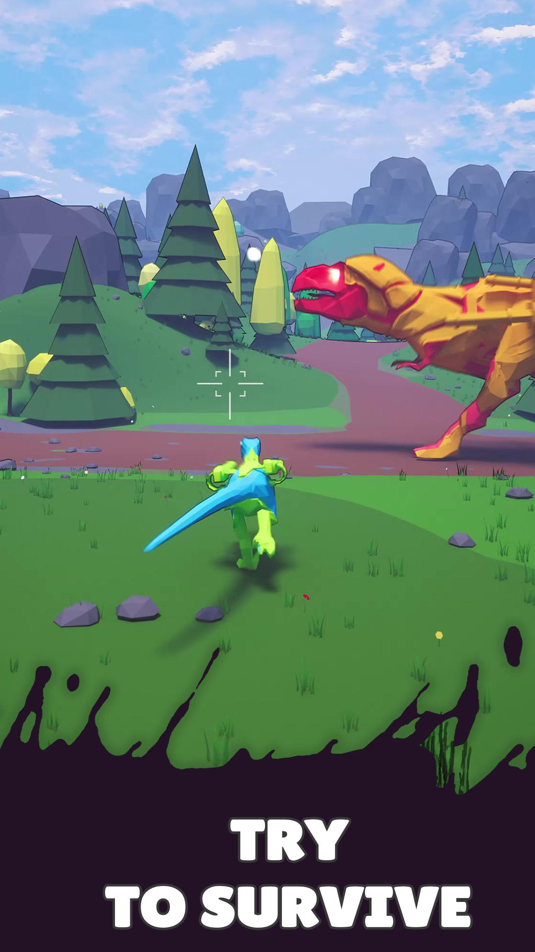 Cuplikan Layar Game Dinos and Riders