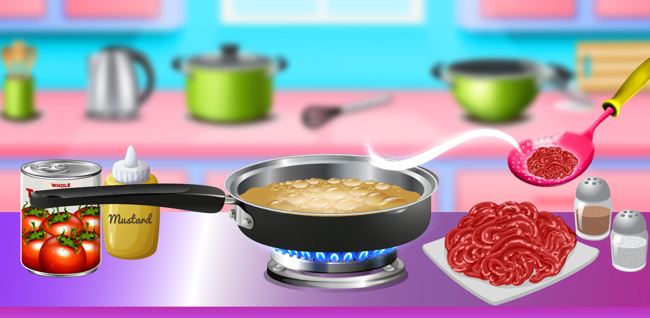 Screenshot 4 of Sweet Girls: Cooking Game 