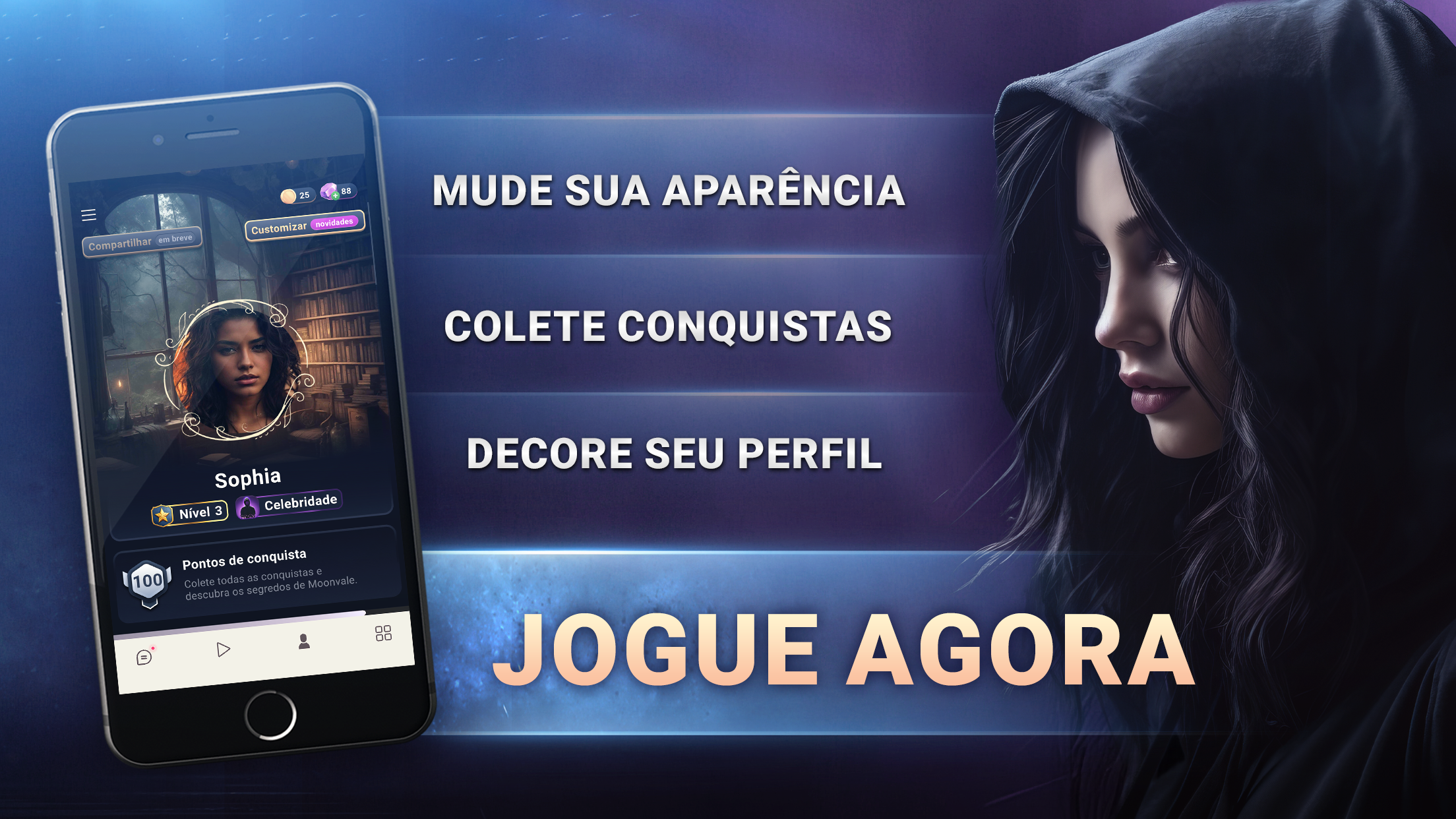 Captura de Tela do Jogo MOONVALE: Thriller de detetive