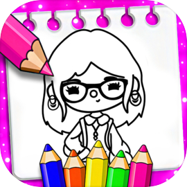 Toca Boca Mod Coloring Book android iOS apk download for free-TapTap