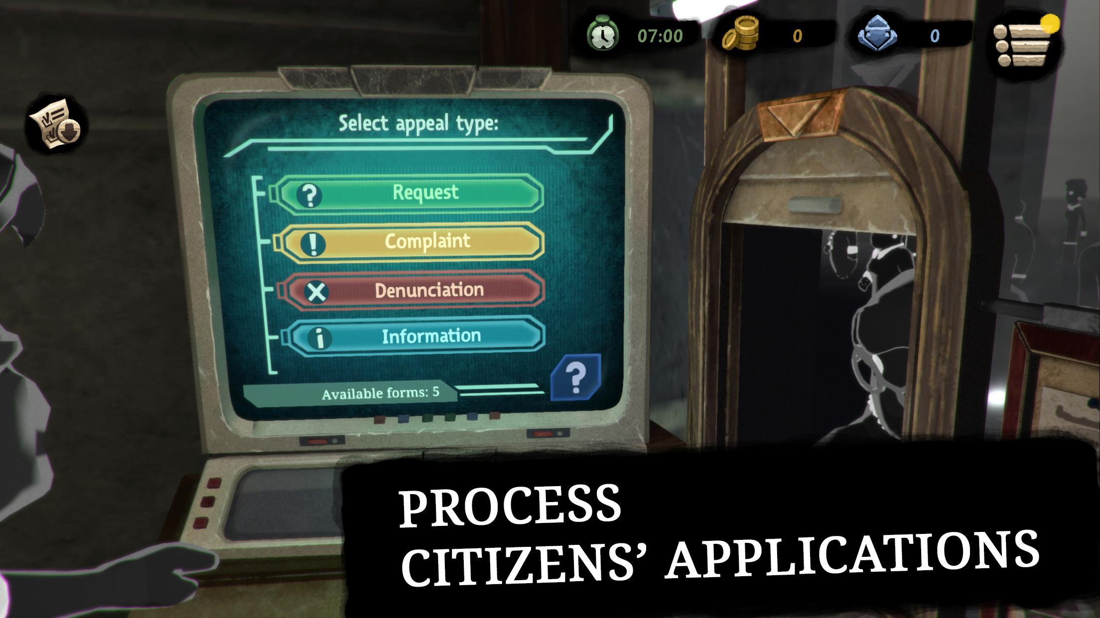 Beholder 2 Lite ゲームのスクリーンショット