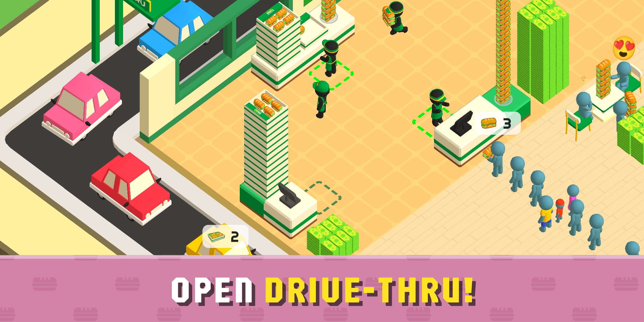 Sandwich Tycoon Game Screenshot