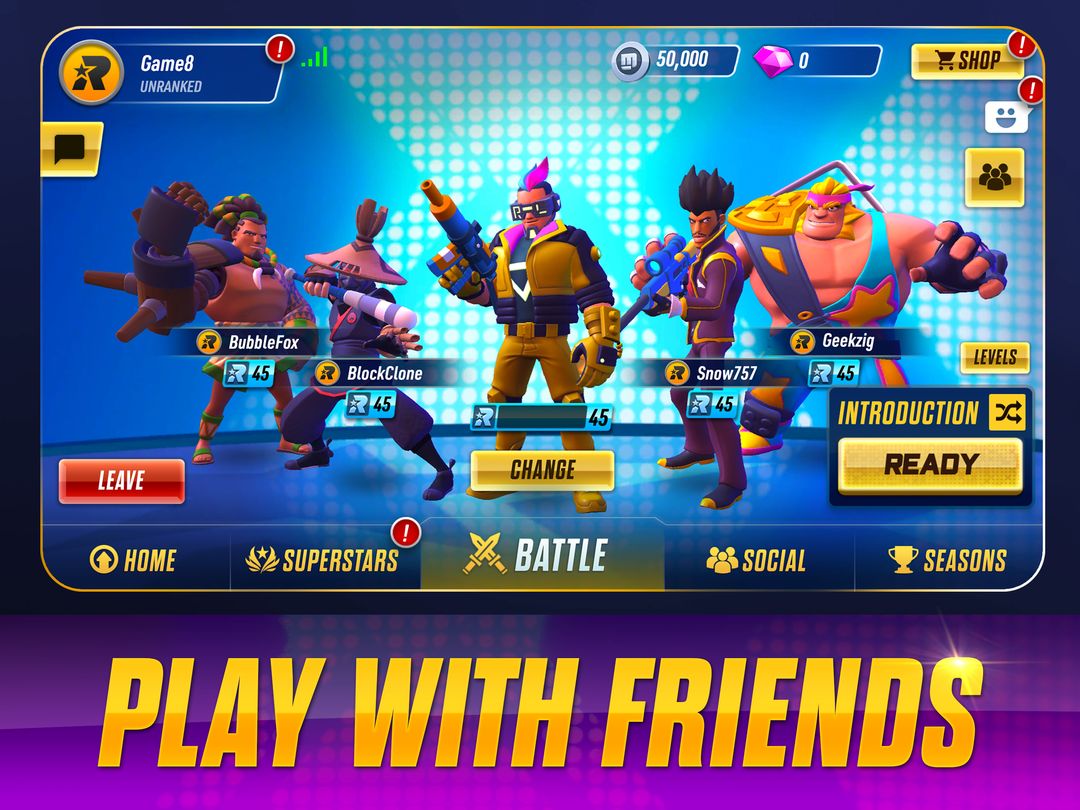 Rumble League screenshot game