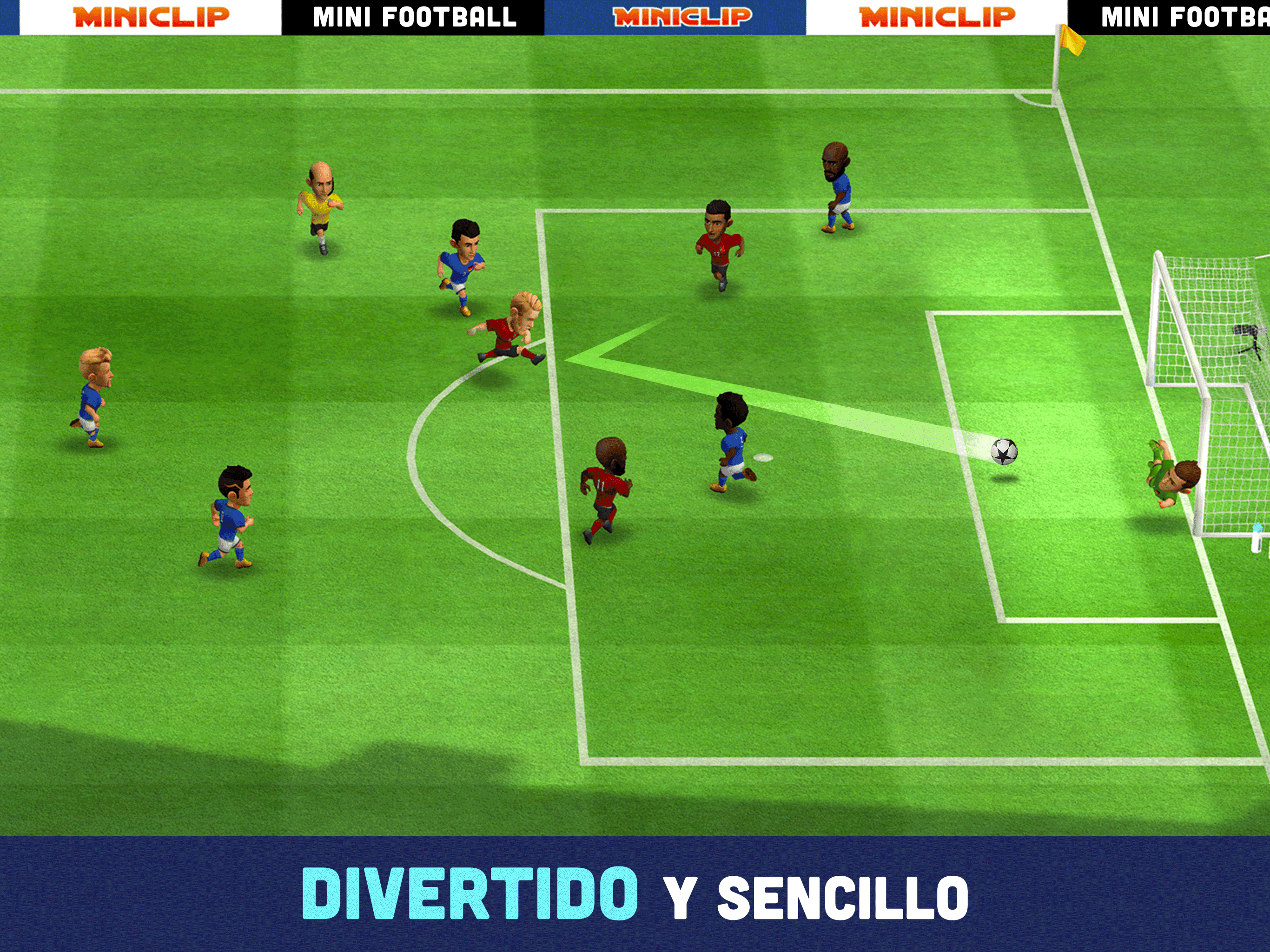 FlatSoccer Juego de futbol version móvil androide iOS-TapTap