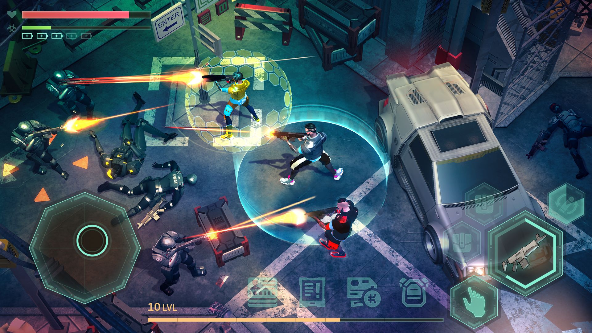Screenshot of Cyberika: Action Cyberpunk RPG