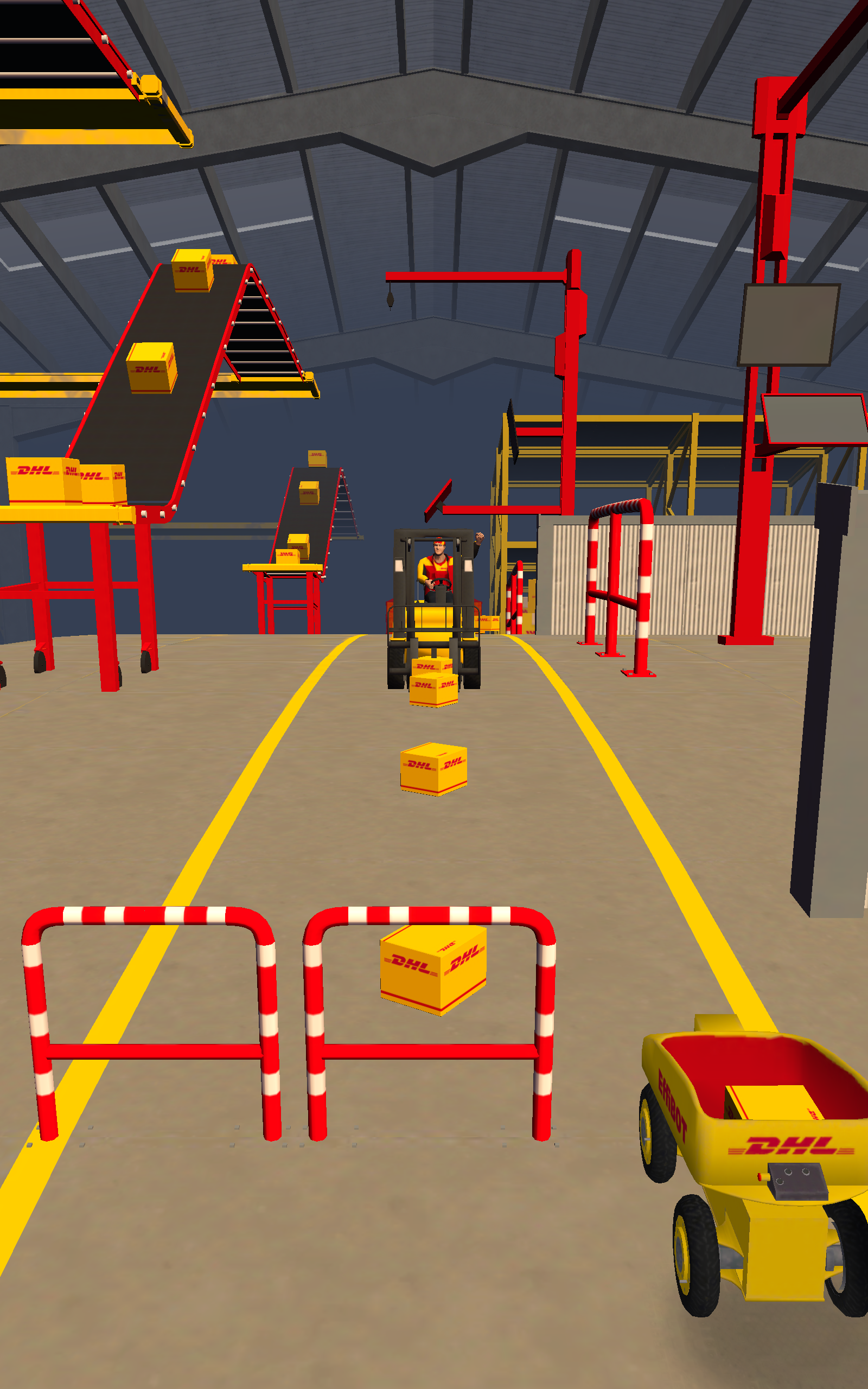 Screenshot of DHL EffiBOT Dash