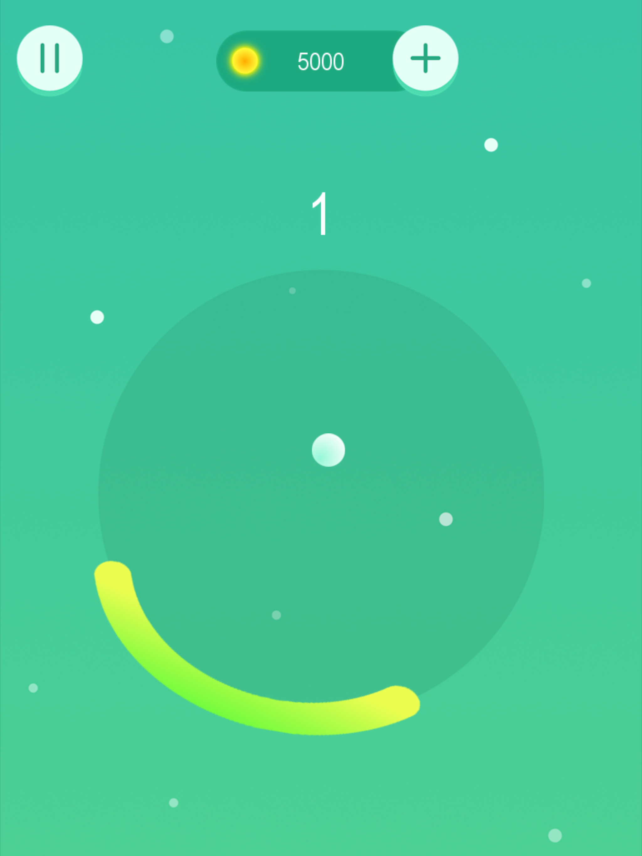 Wrist Pong Game Screenshot