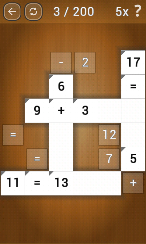 Math Pieces Game Screenshot