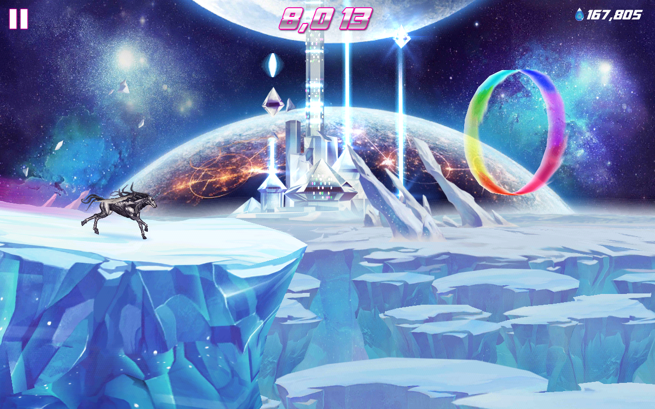 Robot Unicorn Attack 2 게임 스크린샷