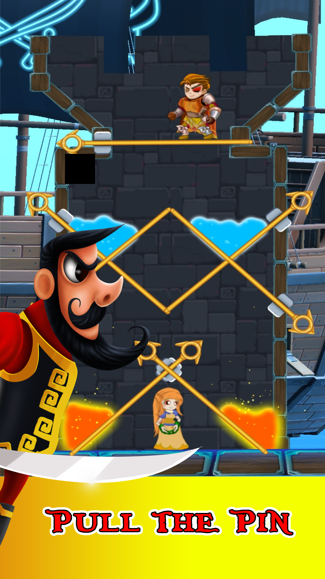 Спасение Пиратов Игра С Булавками Мобильная Версия Андроид IOS Апк.