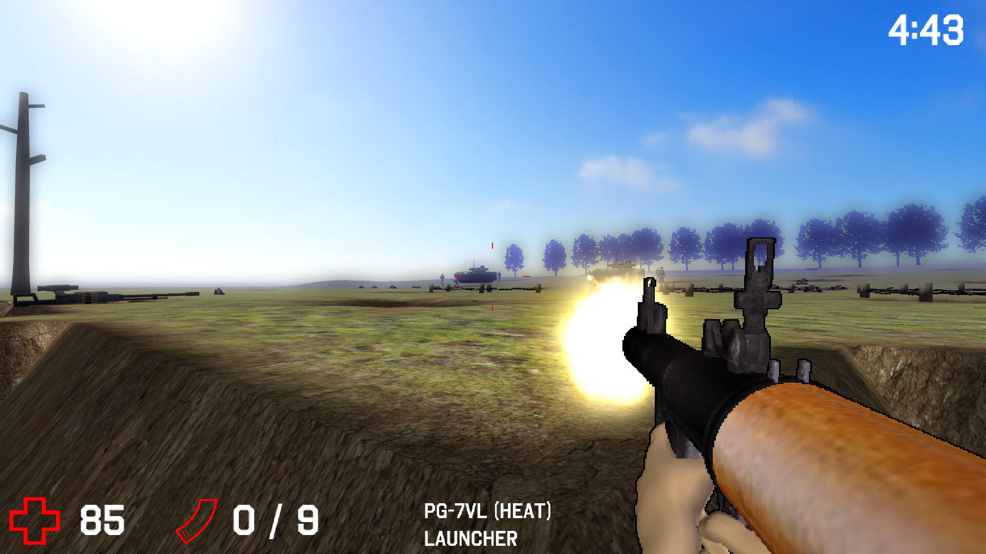 Trench Defender screenshot game