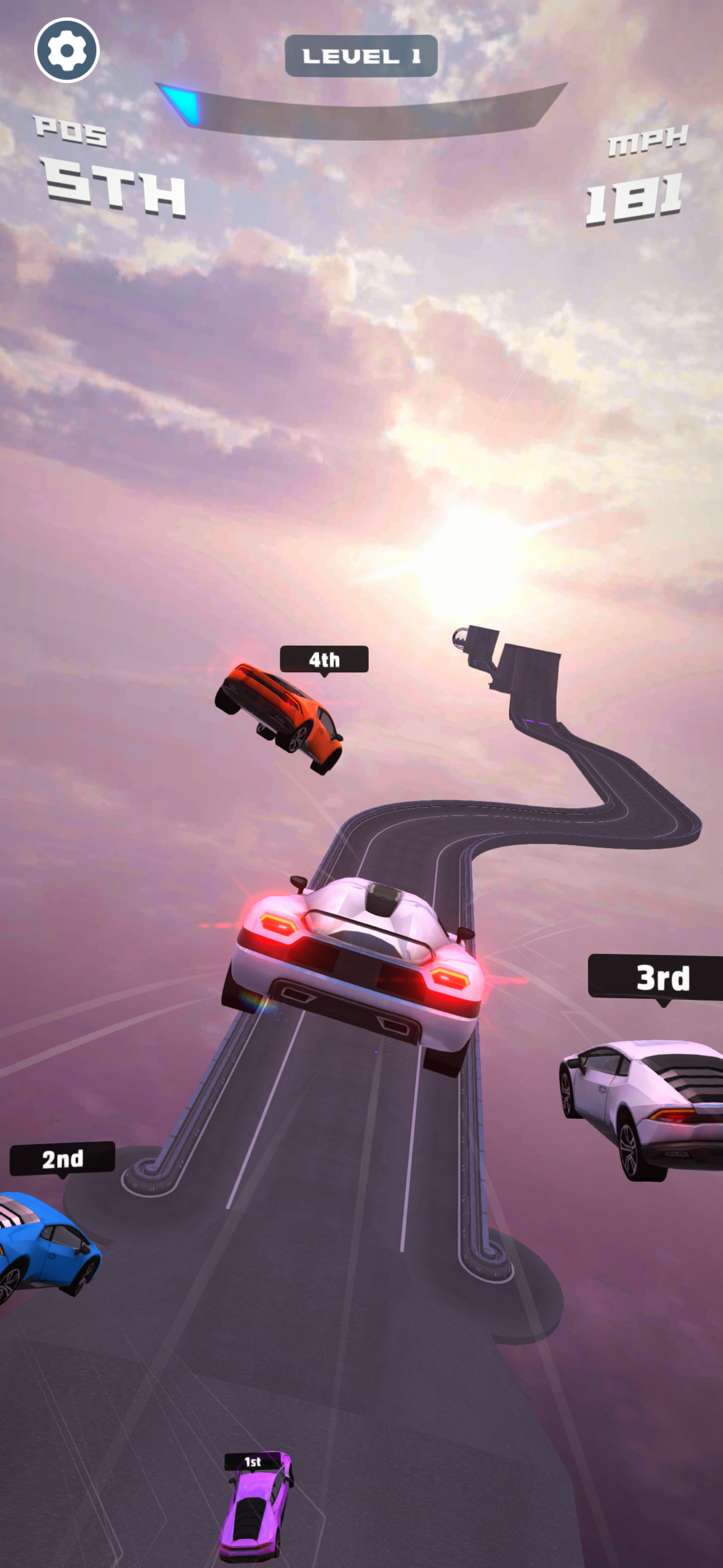 Screenshot of Race Mania!