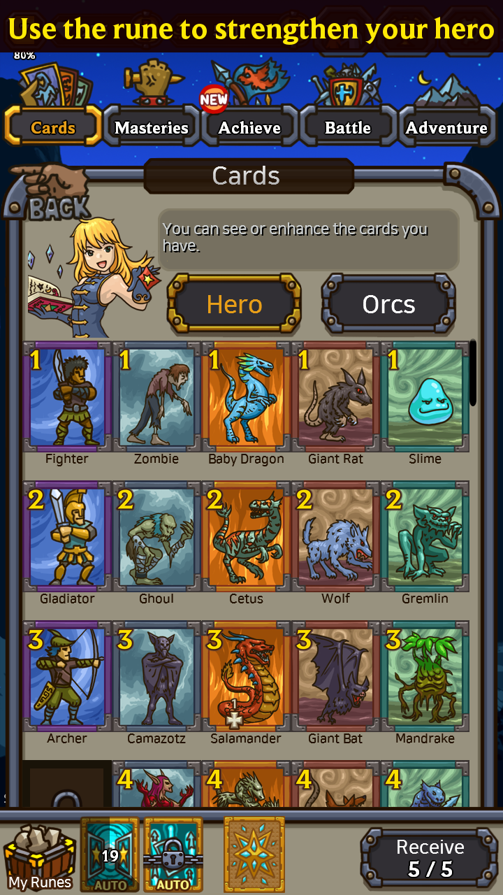 Raising Fantasy ภาพหน้าจอเกม