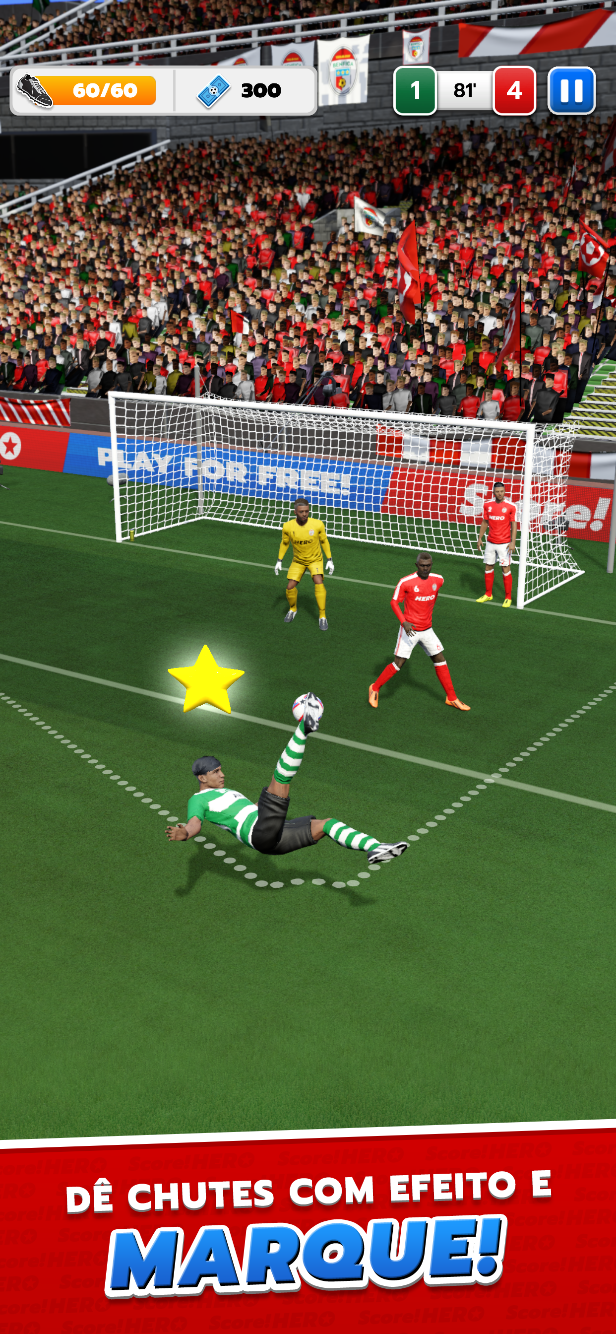 Captura de Tela do Jogo Score! Hero