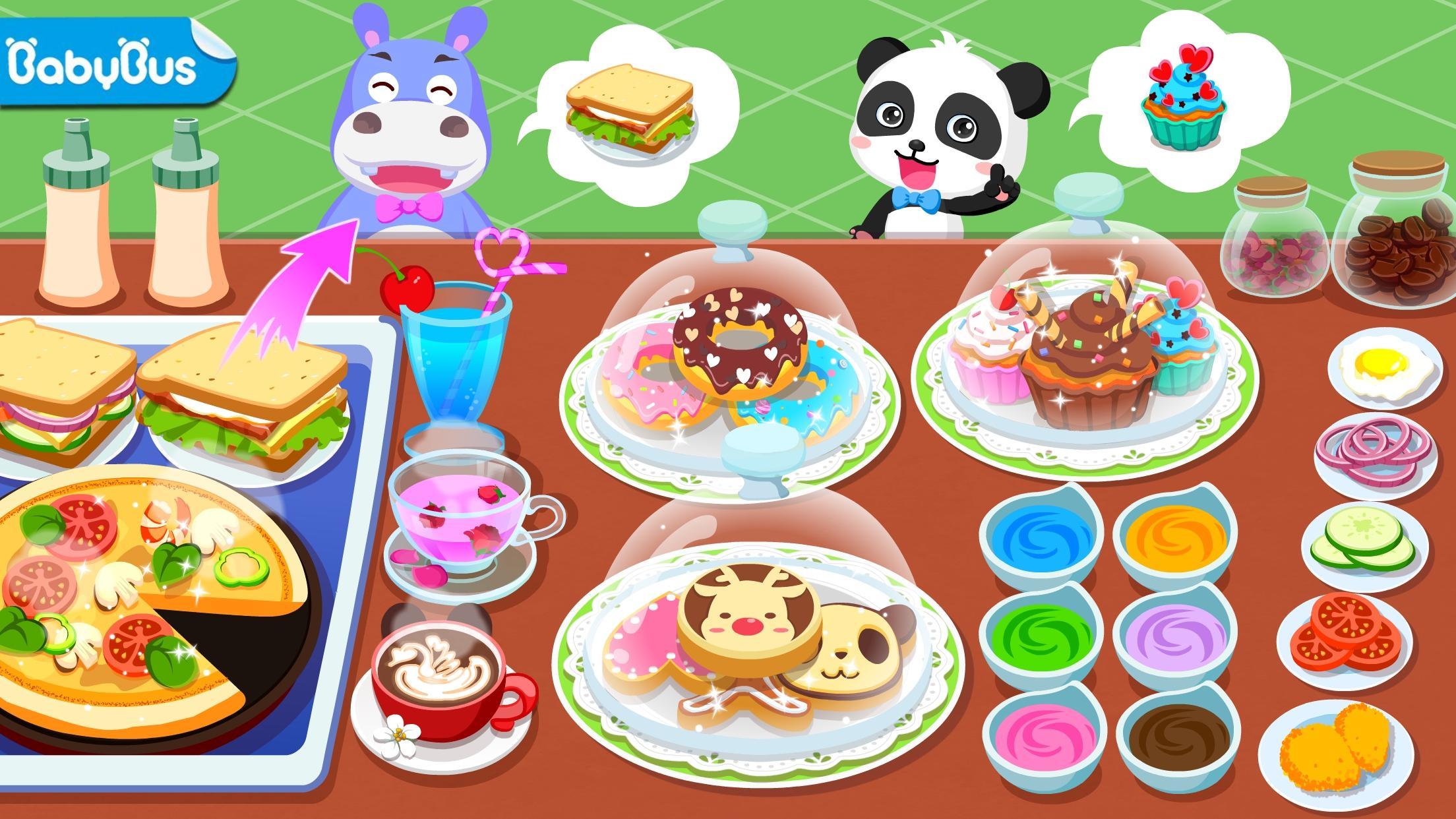 Screenshot 1 of Baby Pandas Sommer: Café 8.67.00.00