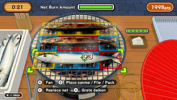 Скриншот игры Grill it! Sanma