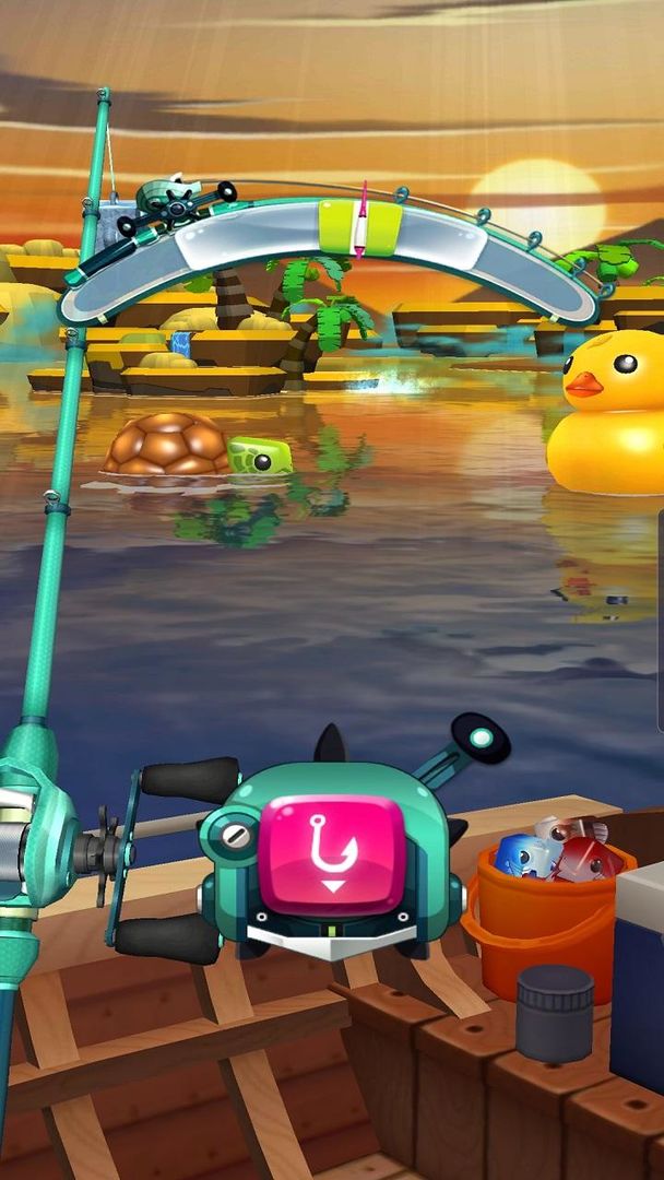 Fishing Cube screenshot game