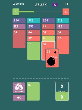 2048 Zen Cards Game Screenshot