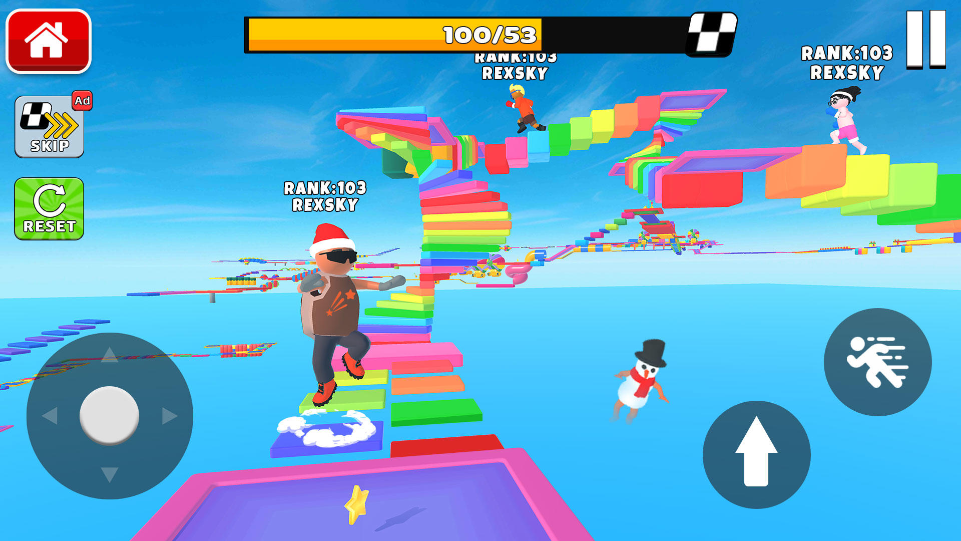 Obby Parkour: Obby Games Game Screenshot
