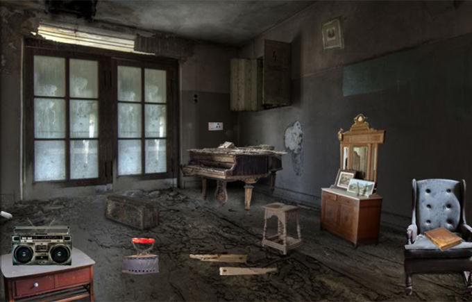 Can You Escape Ruined House 4 Game Screenshot