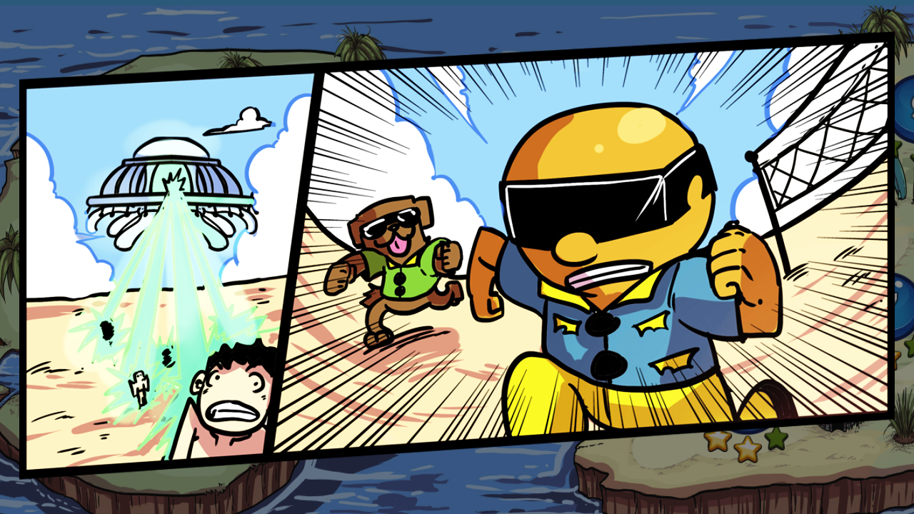 Surfin' Sam Game Screenshot