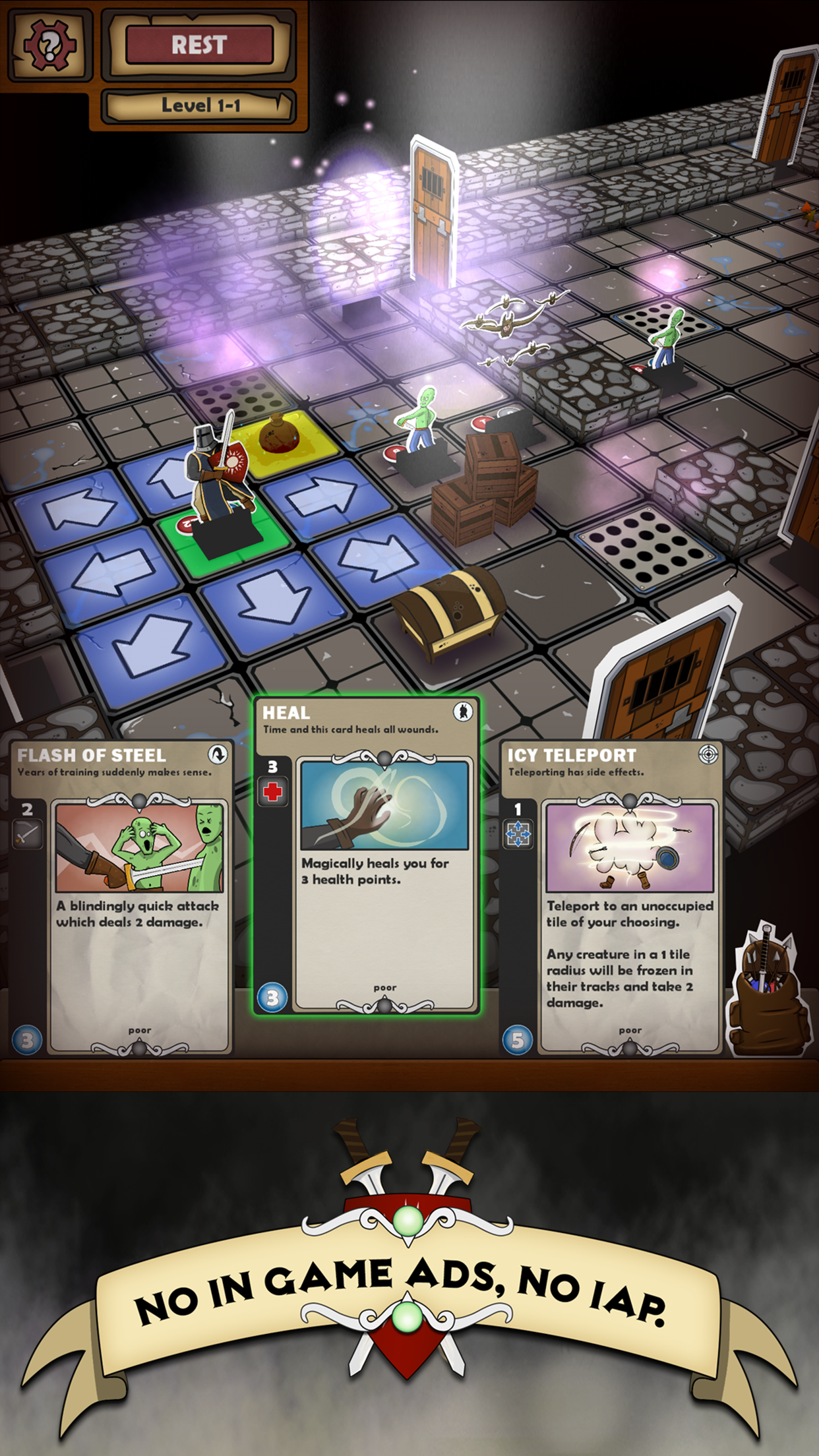 Скриншот игры Card Dungeon