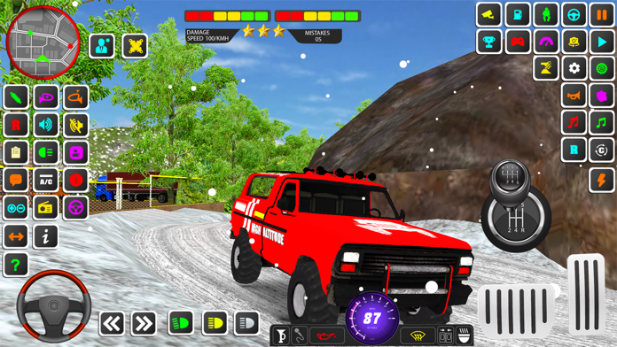 Cuplikan Layar Game SUV Offroad Jeep Games