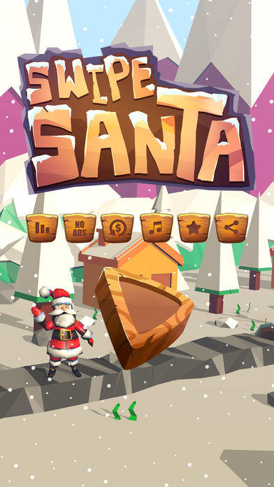 Swipe Santa Game Screenshot