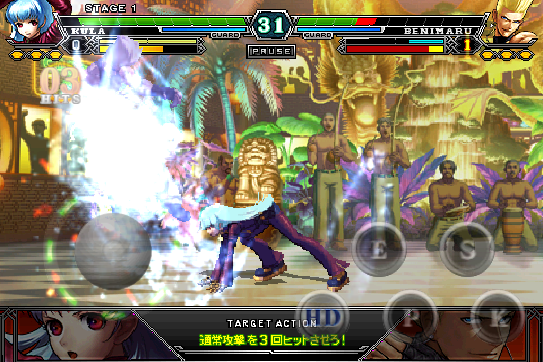 THE KING OF FIGHTERS-A 2012(F) ゲームのスクリーンショット