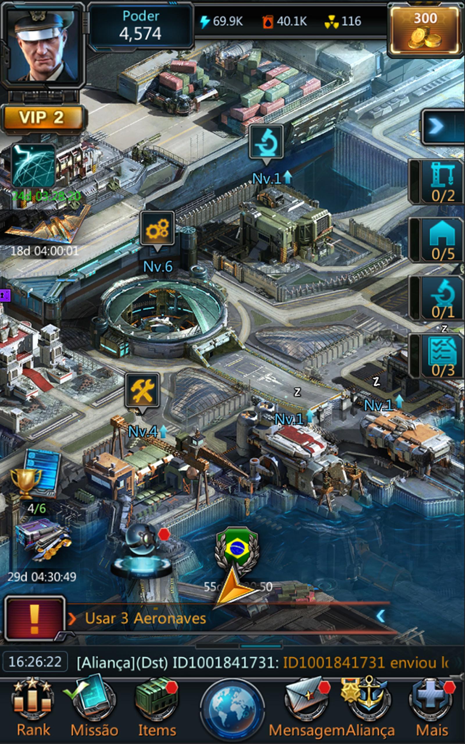 Captura de Tela do Jogo Battle Warship:Naval Empire