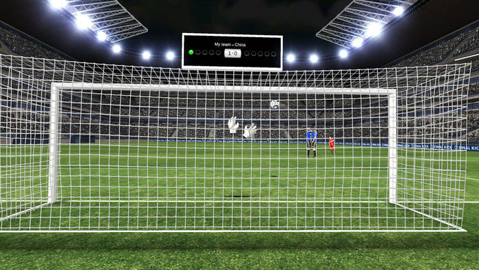 Final Kick VR - Virtual Reality free soccer game for Google Cardboard screenshot game