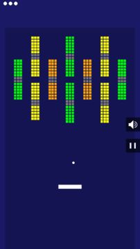 Many Bricks Breaker Game Screenshot