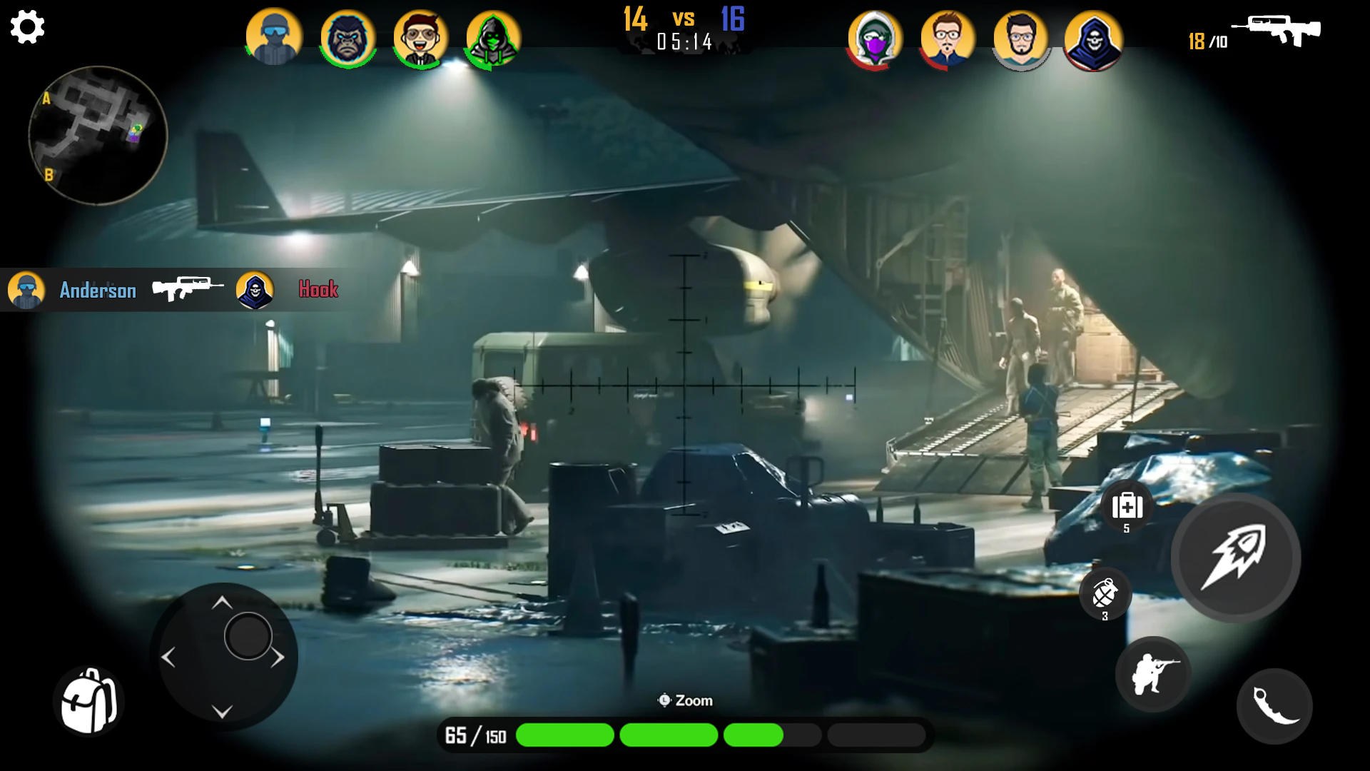 Screenshot of Critical Action Gun Games