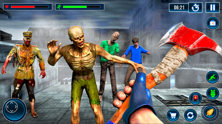 Jogos Zombie 3D matam alvo versão móvel andróide iOS-TapTap