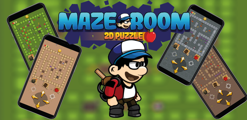 Banner of Maze Room: 2d Push Puzzle Game 5.07.12.22