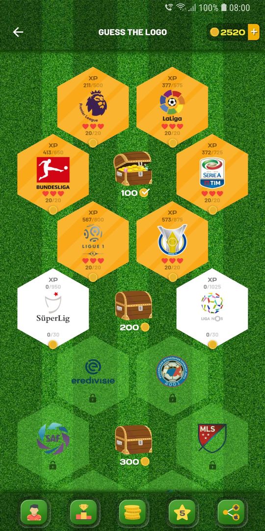 Soccer Clubs Logo Quiz screenshot game