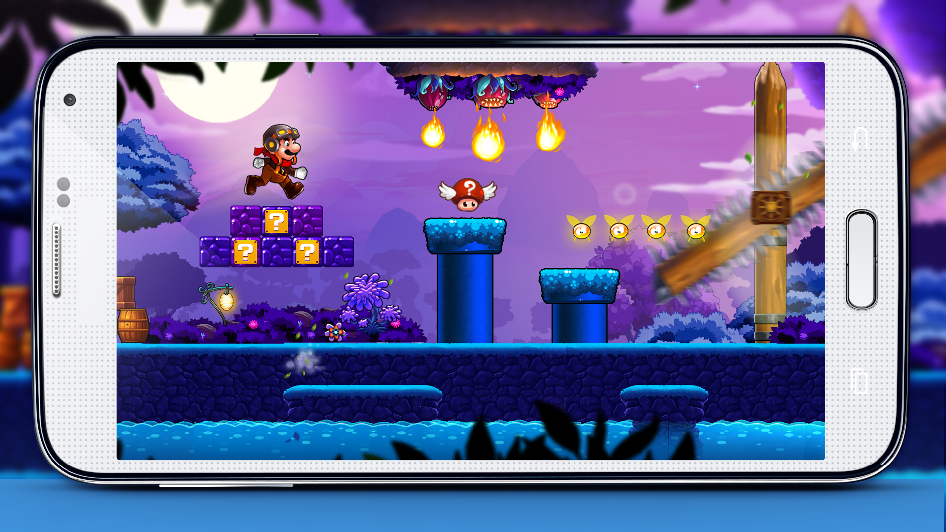 Super Mushroom Boy World ゲームのスクリーンショット
