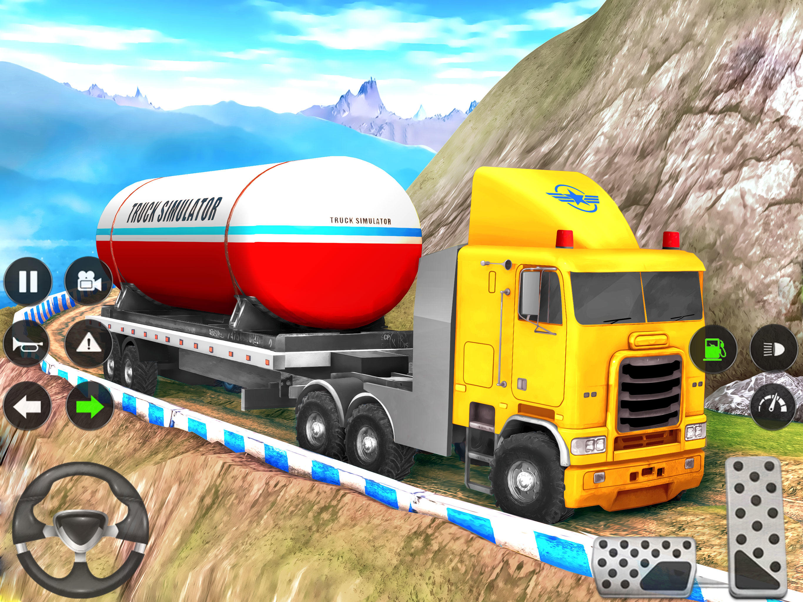 트럭 모의 실험 장치 게임 3D 게임 스크린 샷