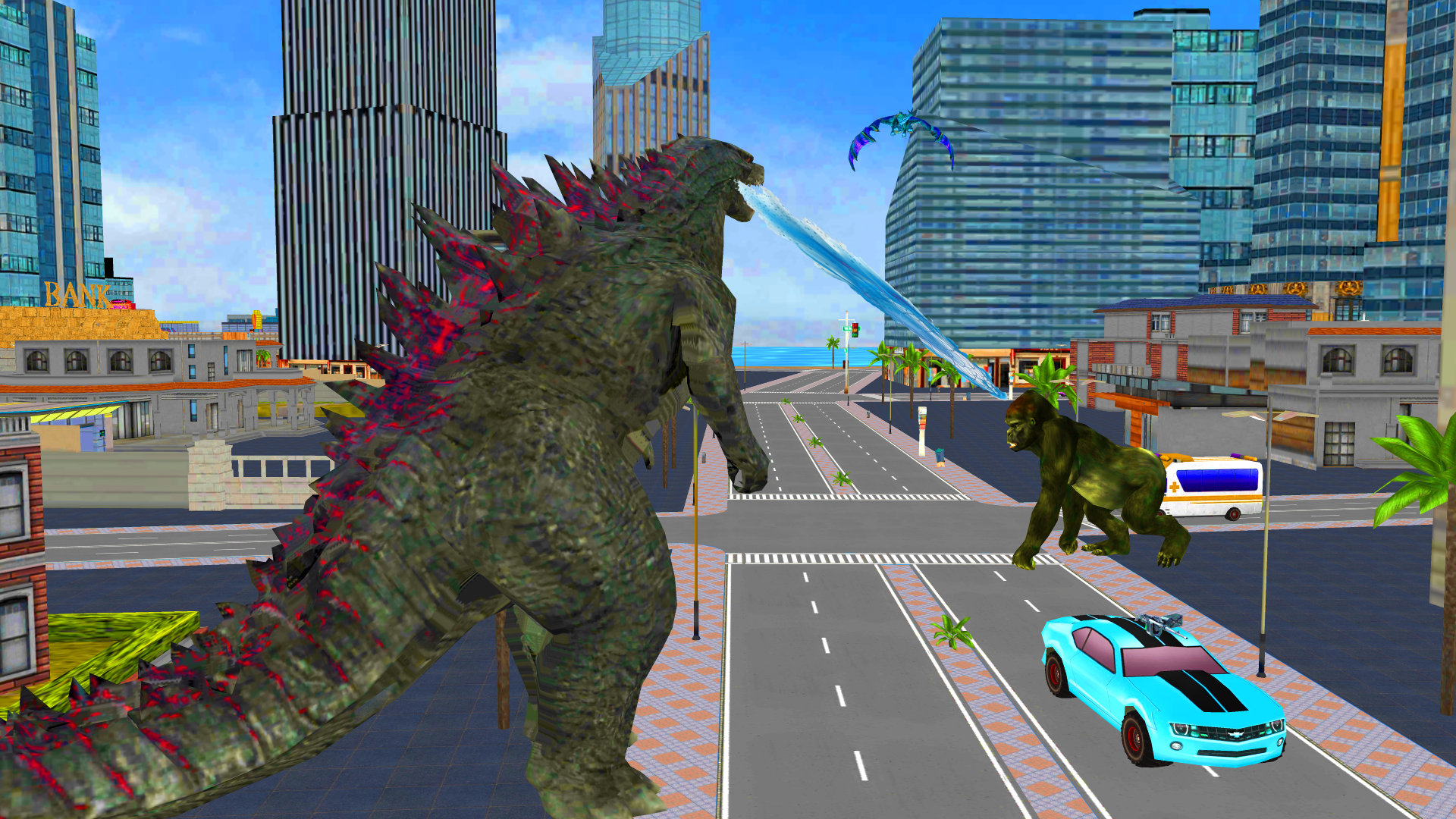 Godzilla vs Gorilla Rampage 3D for Android/iOS - TapTap