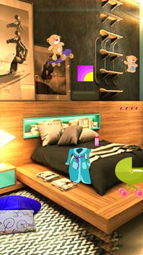 Screenshot of Escape Cubicle Bedrooms