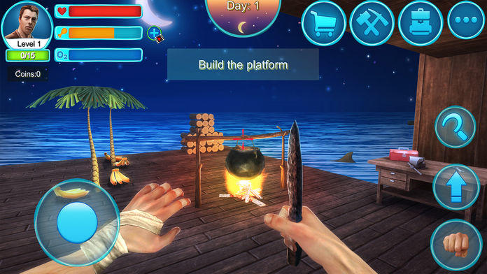 Ocean Survival 2 Premium Game Screenshot
