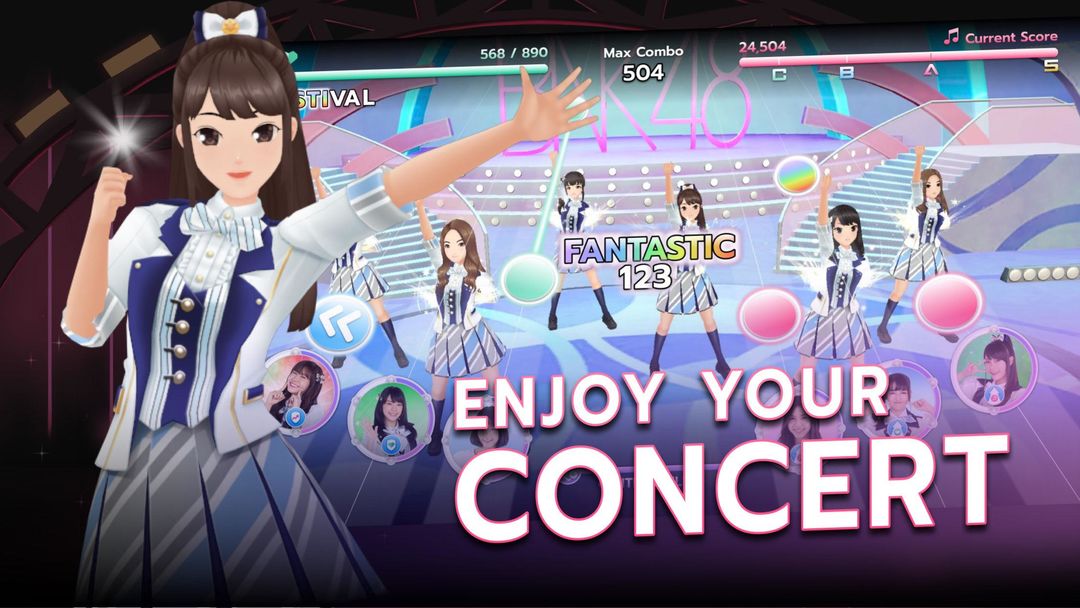 BNK48 Oshi Festival 게임 스크린 샷
