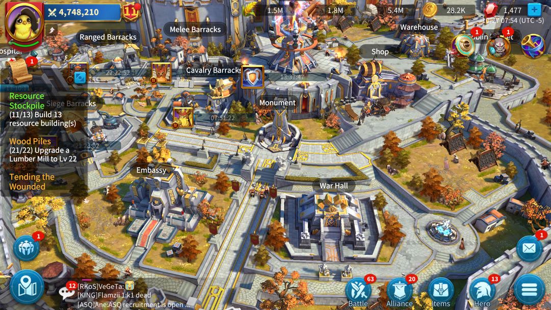 Screenshot of Empires Mobile