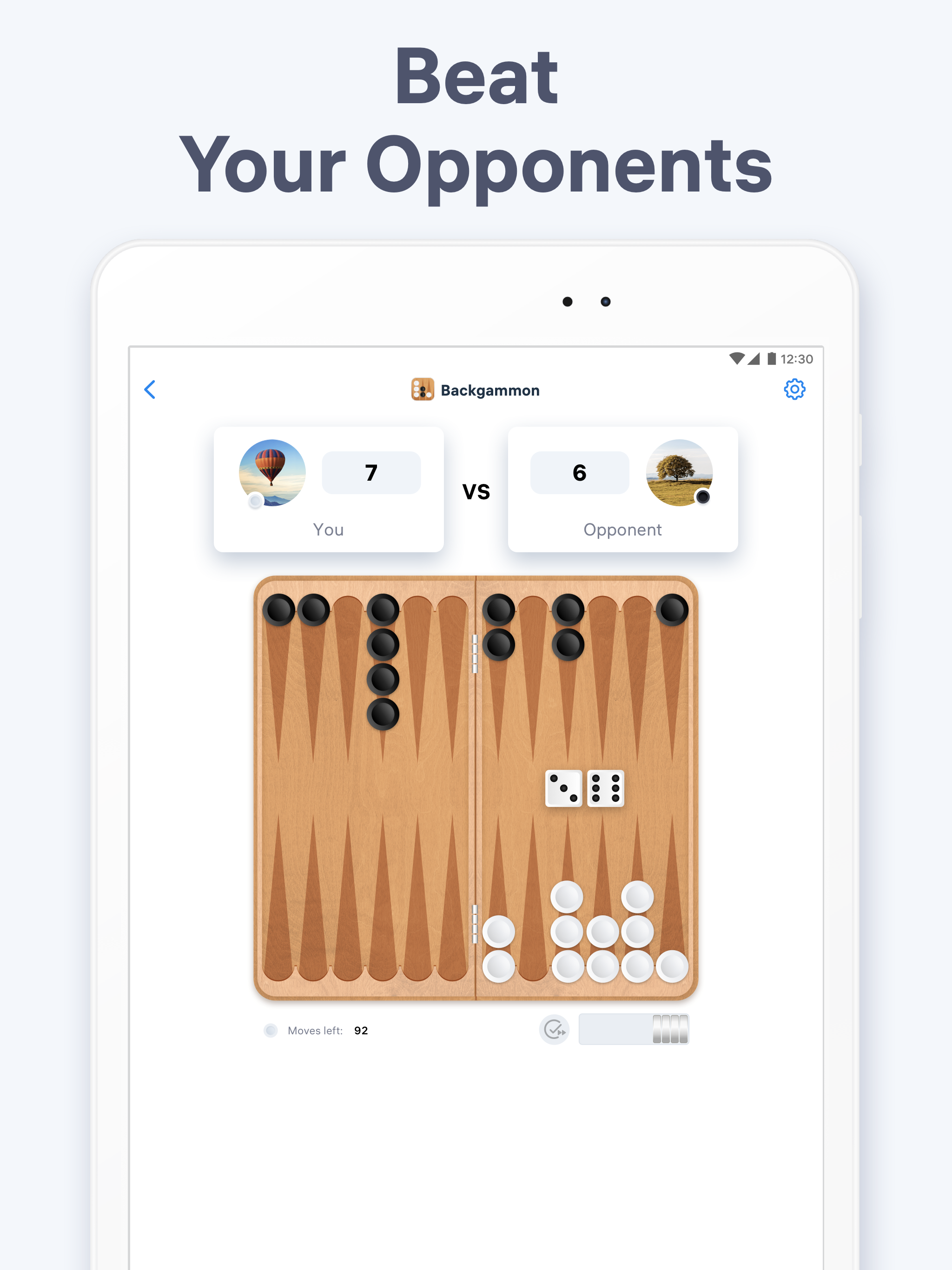 Screenshot of Backgammon - board game