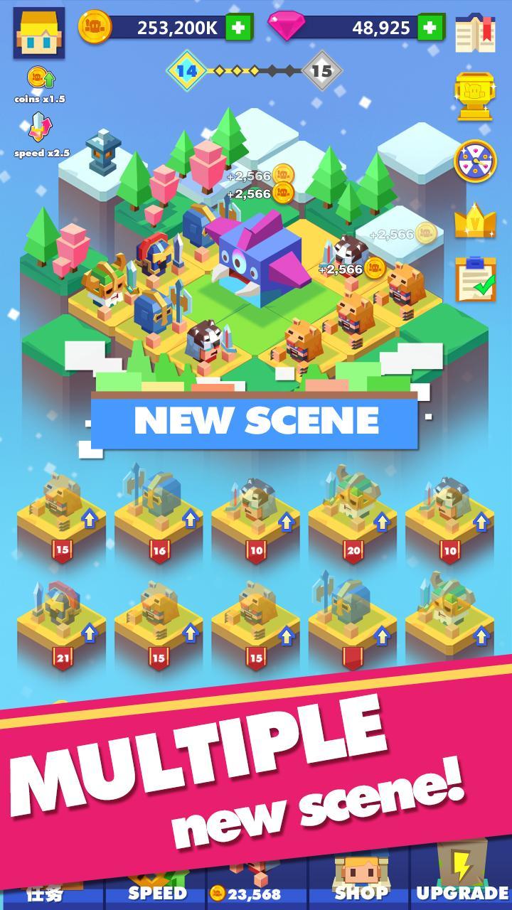 Merge Warriors - Idle Legion Game Game Screenshot