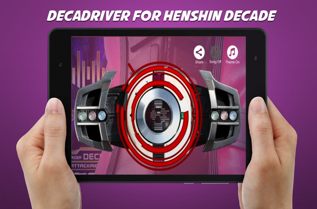 DX Henshin belt for decade henshin screenshot game