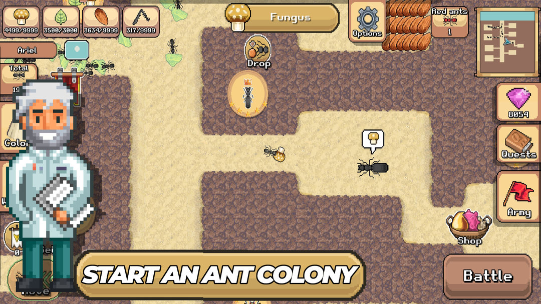 模擬螞蟻遊戲截圖