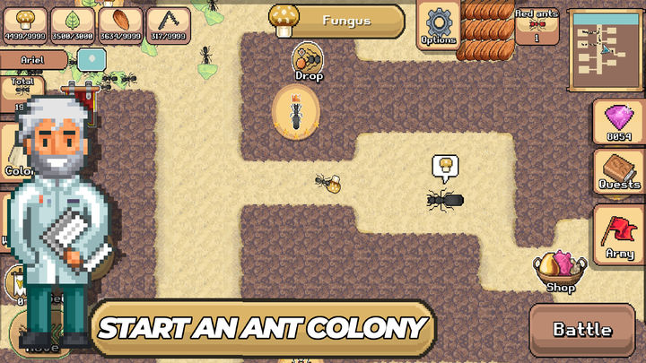 Screenshot 1 of Pocket Ants: Sim. de Colônia 0.0938
