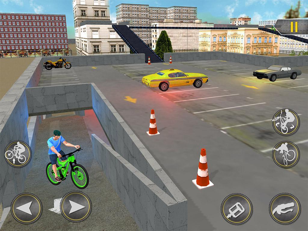 Rooftop BMX Bicycle Stunts 게임 스크린 샷